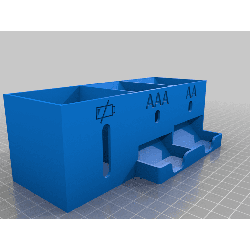 Маленький диспенсер для батарей с ящиком для разряженной батареи