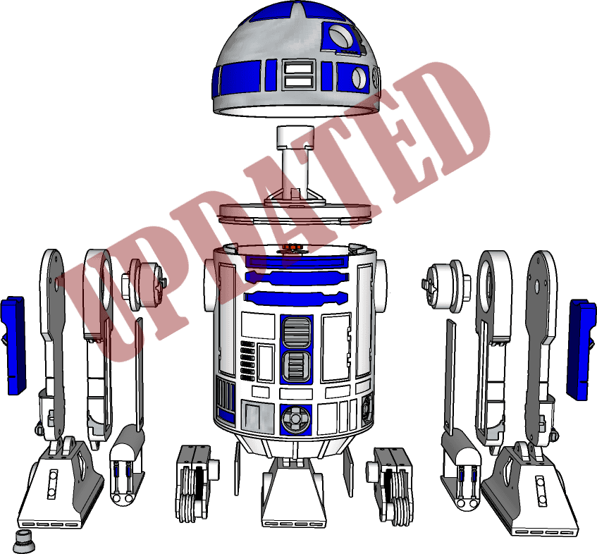 R2D2 Последняя и финальная версия. Масштаб 1:4
