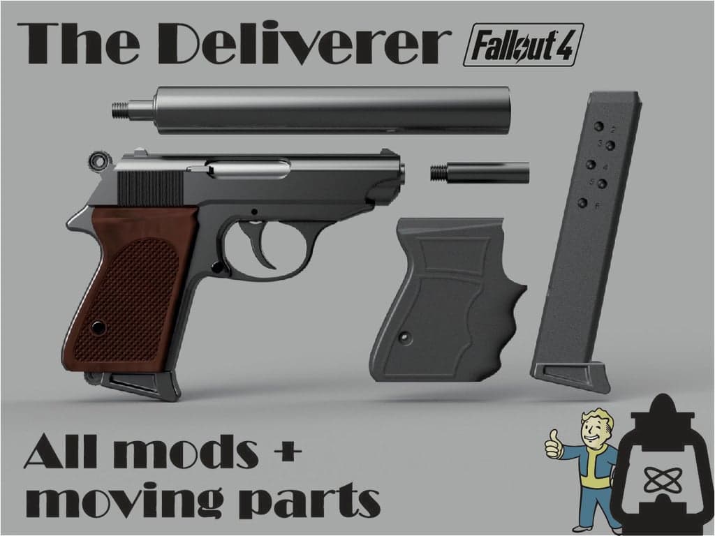 Walther PPK — копия Fallout 4 — Deliverer V3