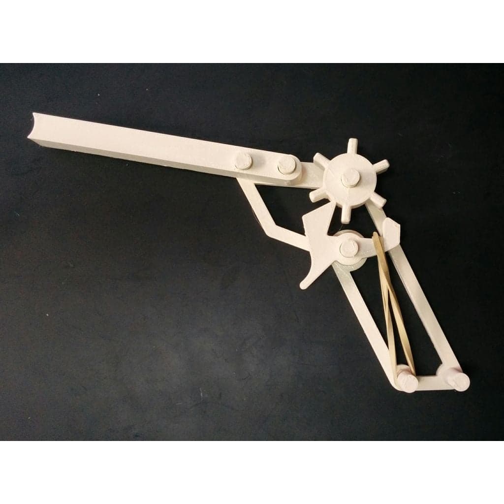 Пистолет для резиновой ленты — винты не требуются.