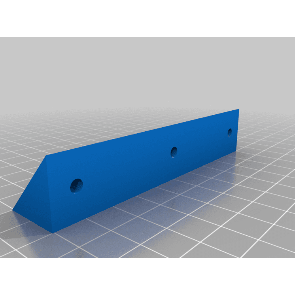 Опора углового кронштейна для ящика - Параметрическая