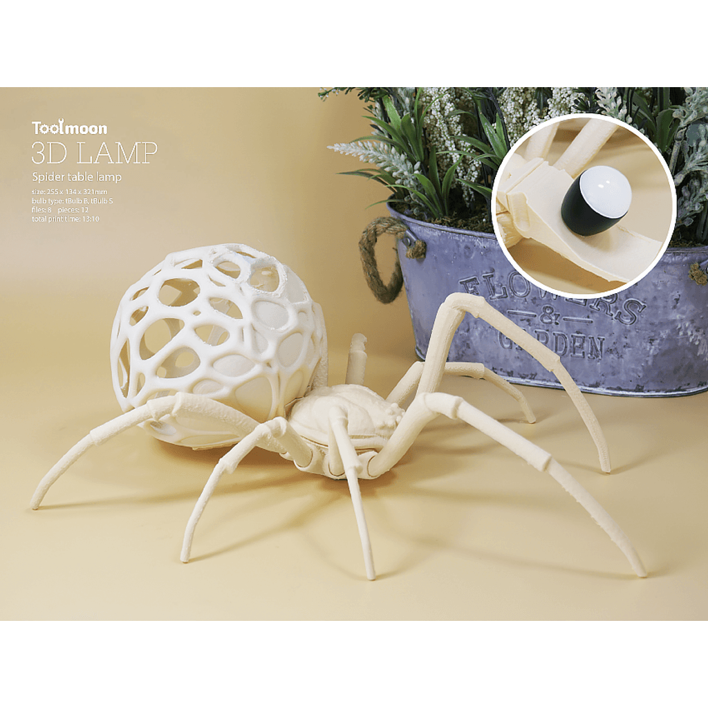 Настольная лампа «Паук», настенный светильник