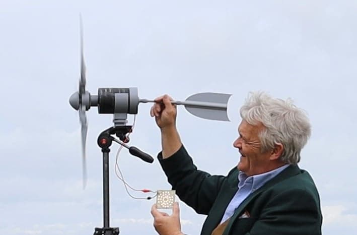 Потрясающая портативная ветряная турбина