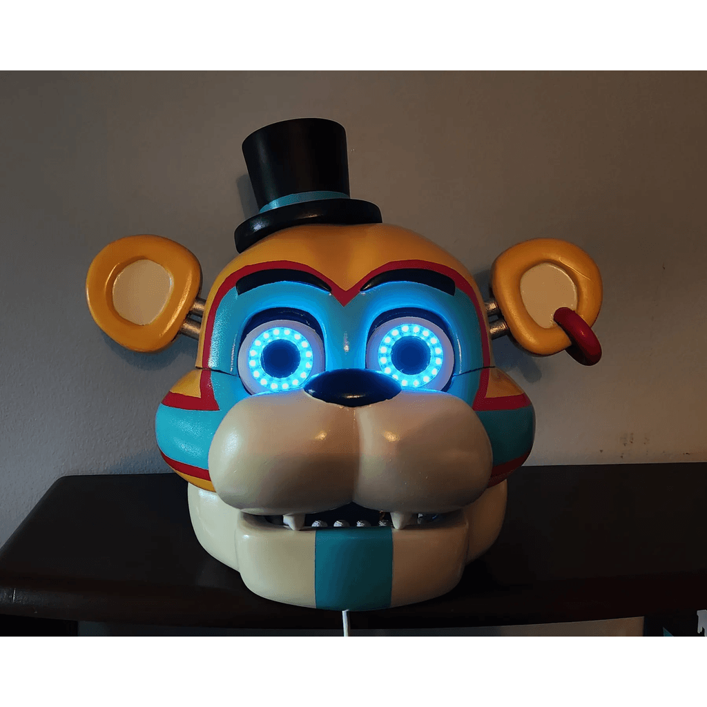 Носимая маска Glamrock Freddy с шарнирной челюстью