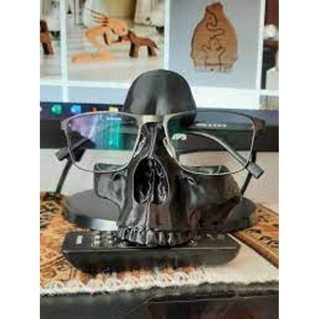 Держатель для очков в стиле готического черепа