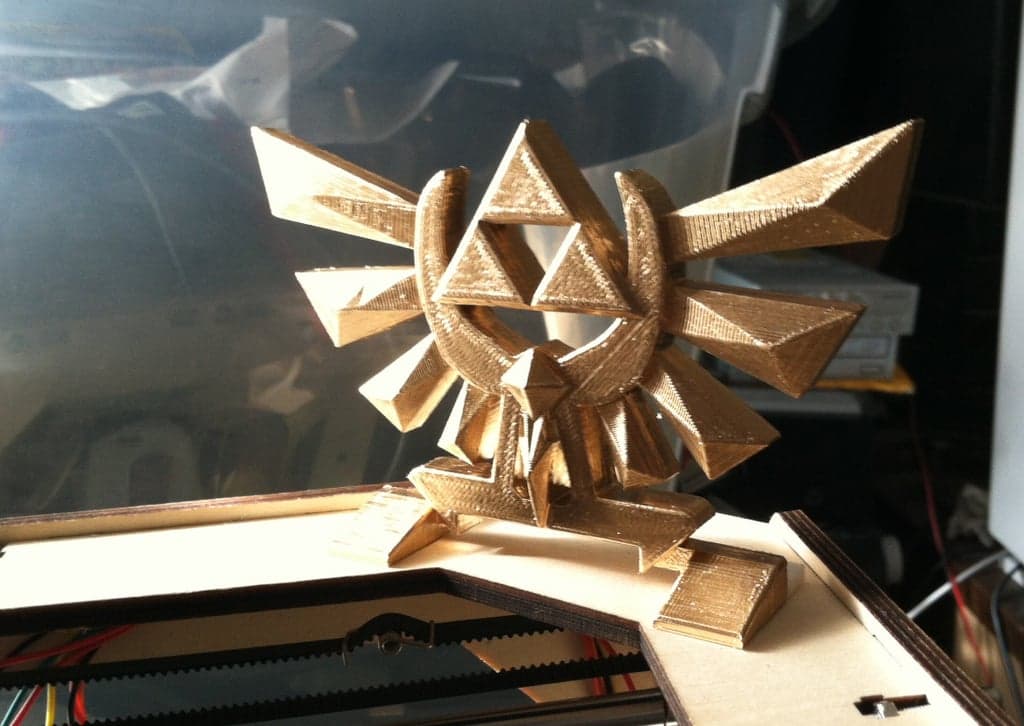 Zelda Hyrule Crest — стойка с насадками для ног — плоский принт