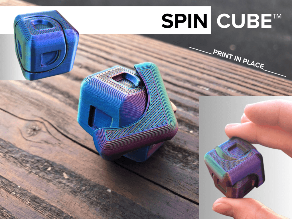 Spin Cube (печать на месте)