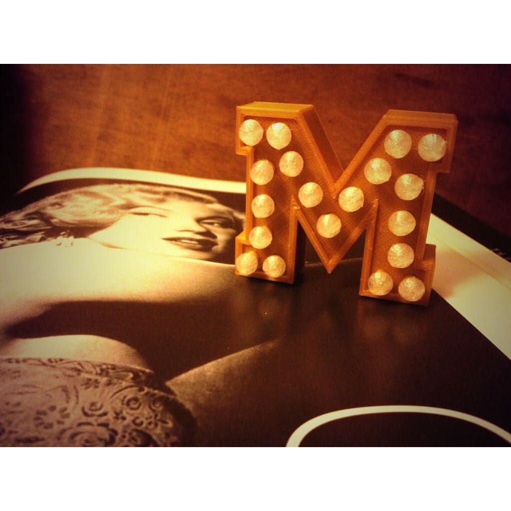 Винтажные буквы-шатры