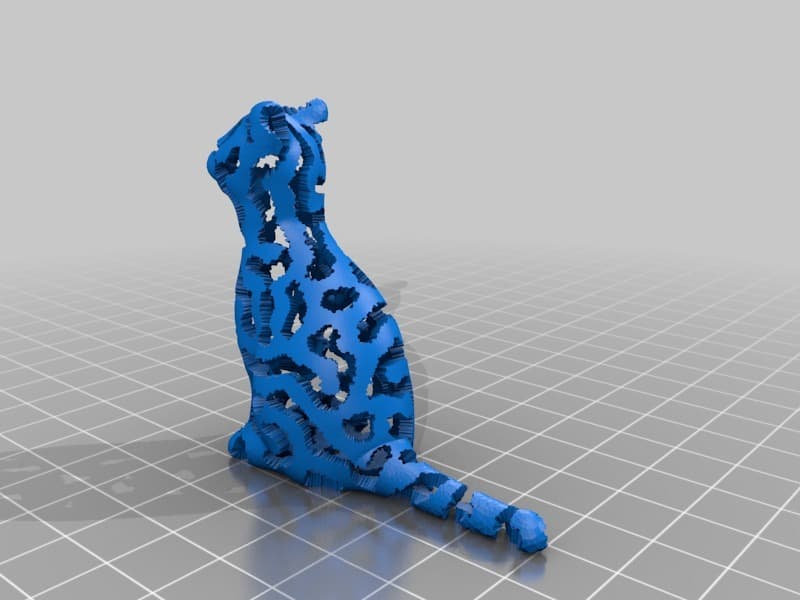 2-цветная стоячая кошка