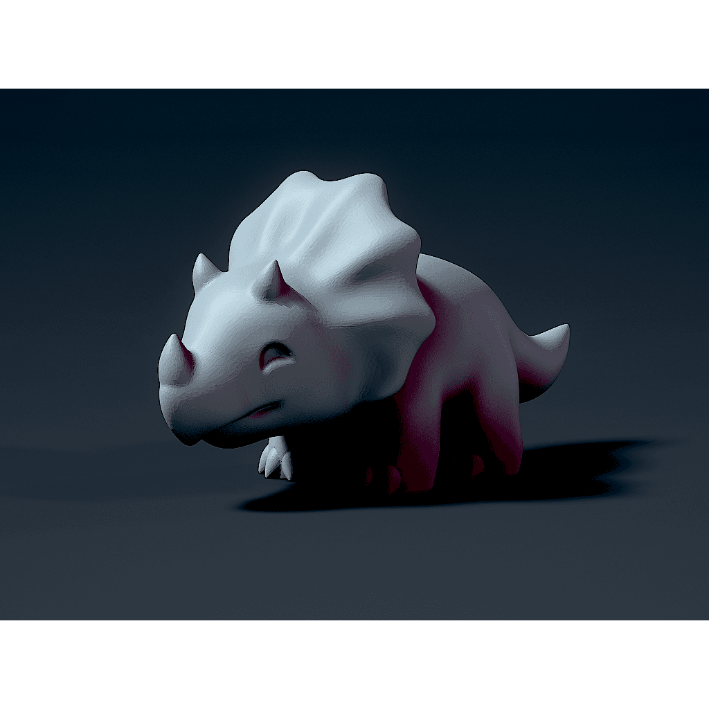 Милый трицератопс