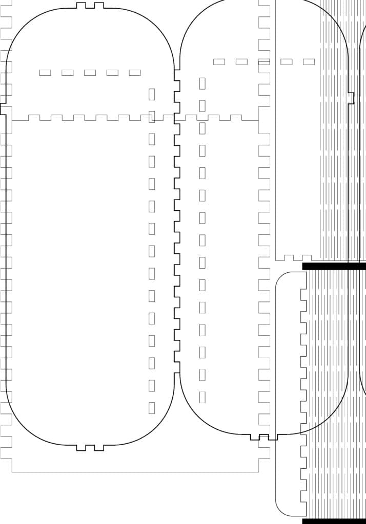 Лазерная резка рулонной верхней коробки