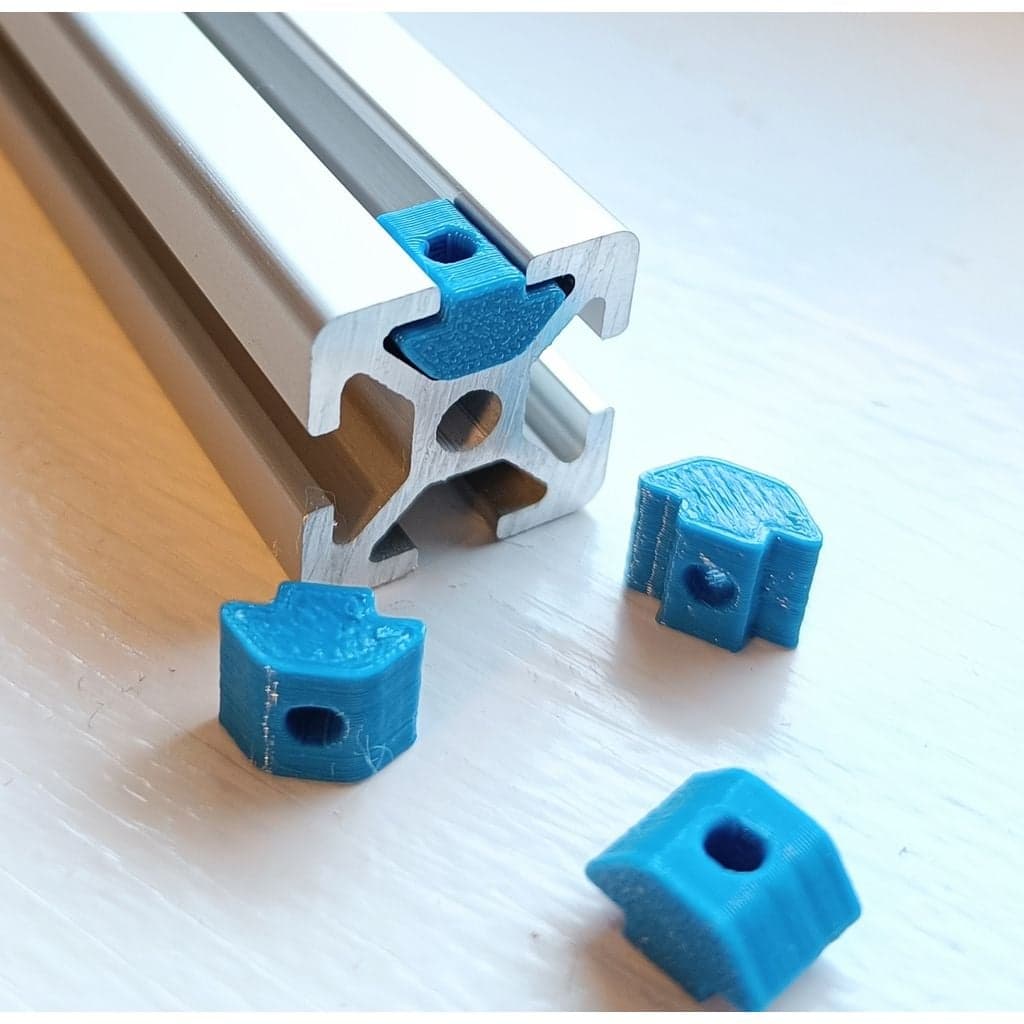 Т-образная гайка для алюминиевых профилей 2020 г. I-типа (5 мм), паз М3, М4, М5