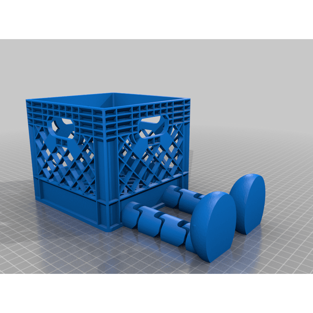 Сидящий ящик на ножках