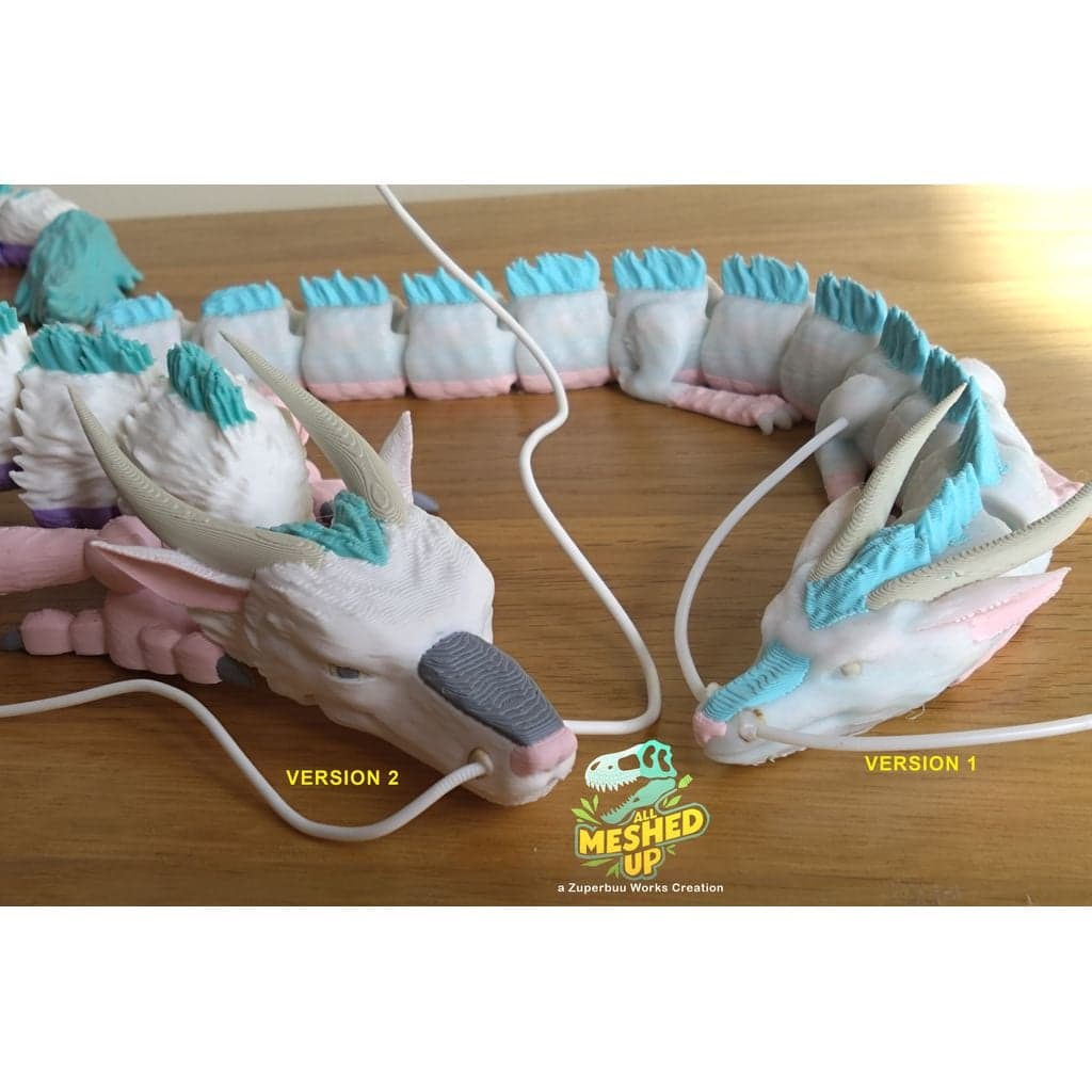 Шарнирно-сочлененная игрушка-дракон «Дух реки Кохаку»