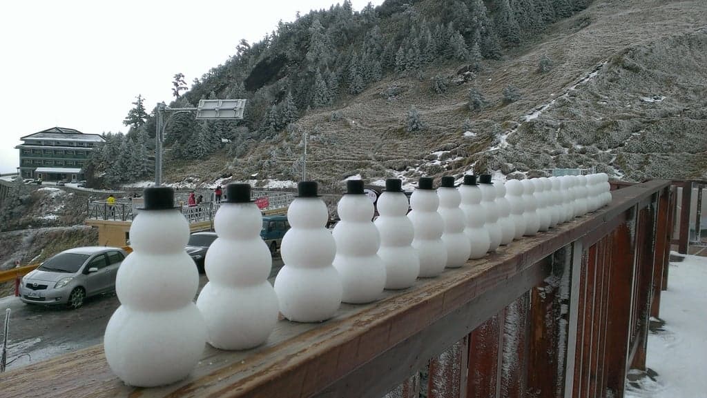 Снеговик (добавить снеговика из двух шариков)