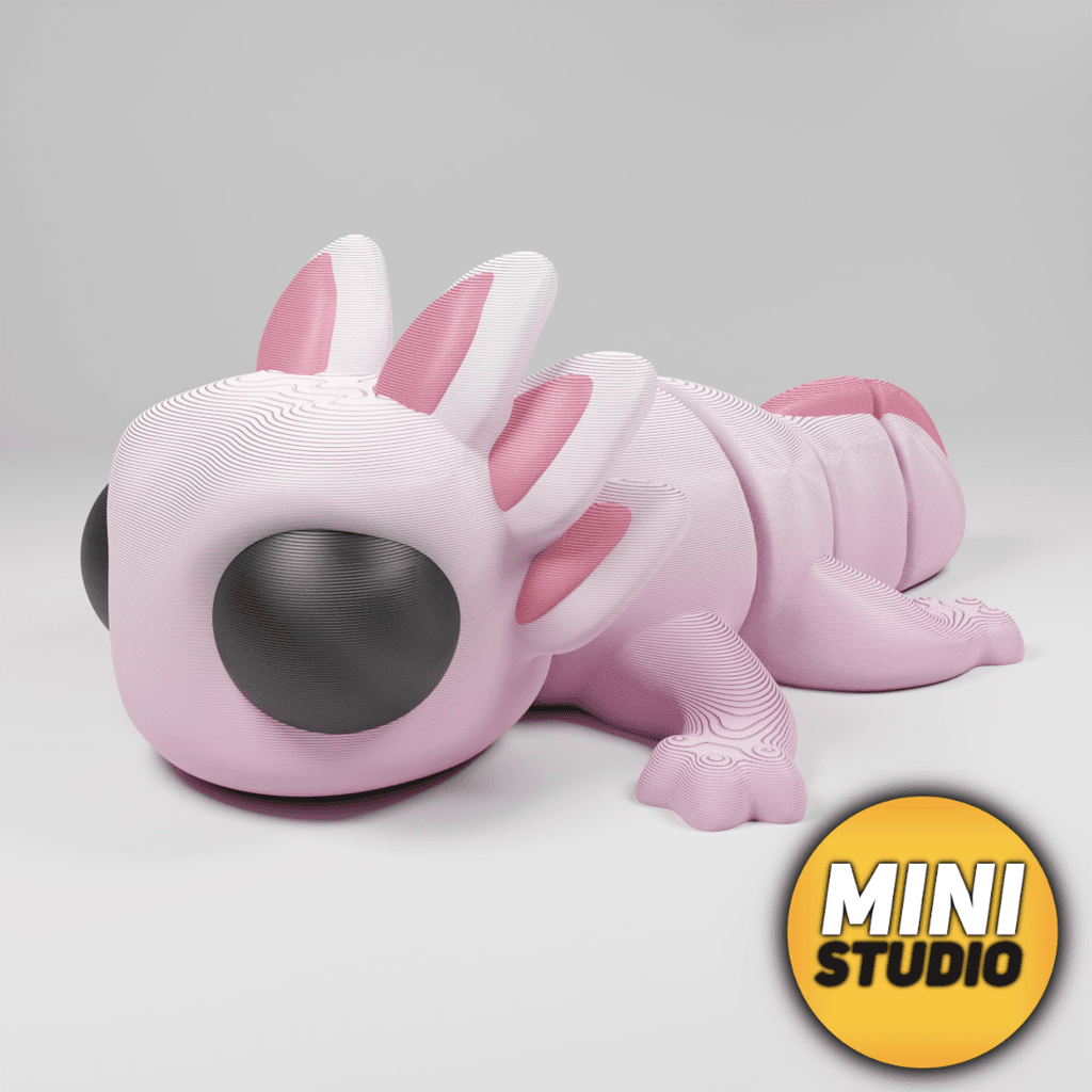 Шарнирный гибкий милый аксолотль