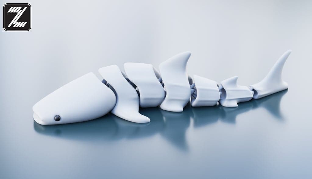 Стильная гибкая акула