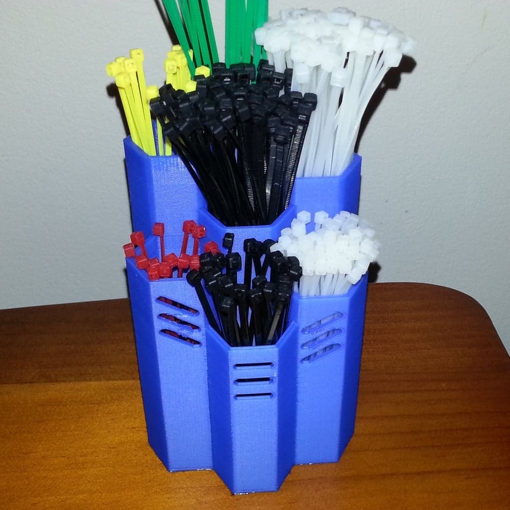 Высокий шестиугольный контейнер для хранения