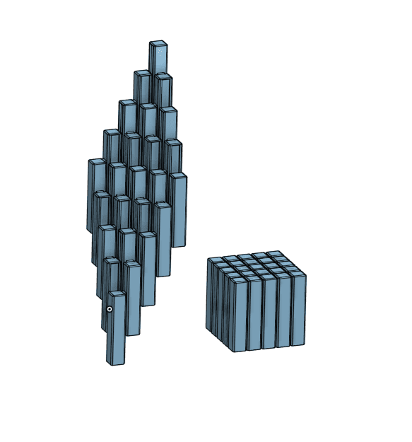 Гибкий куб 5 x 5