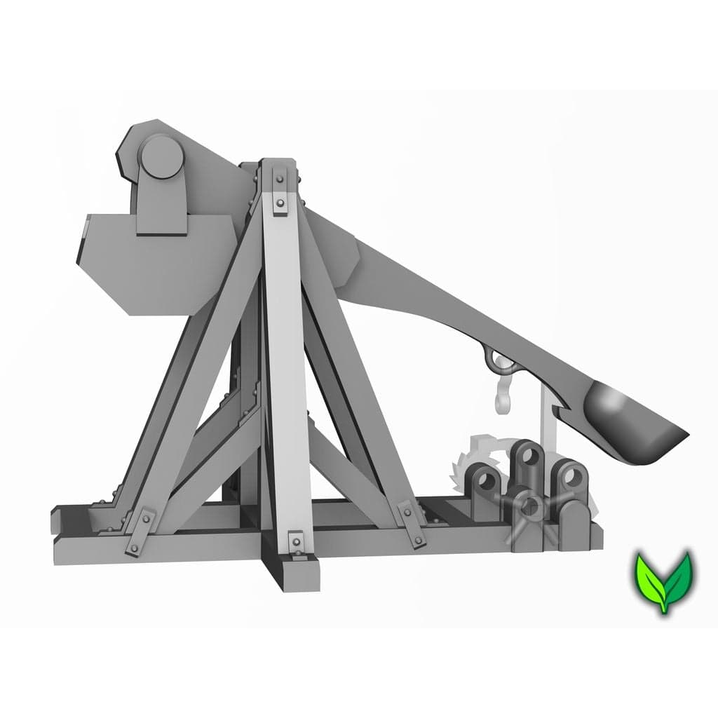 Рабочий 28-мм требушет — осадная машина для 3D-печати от VogMan