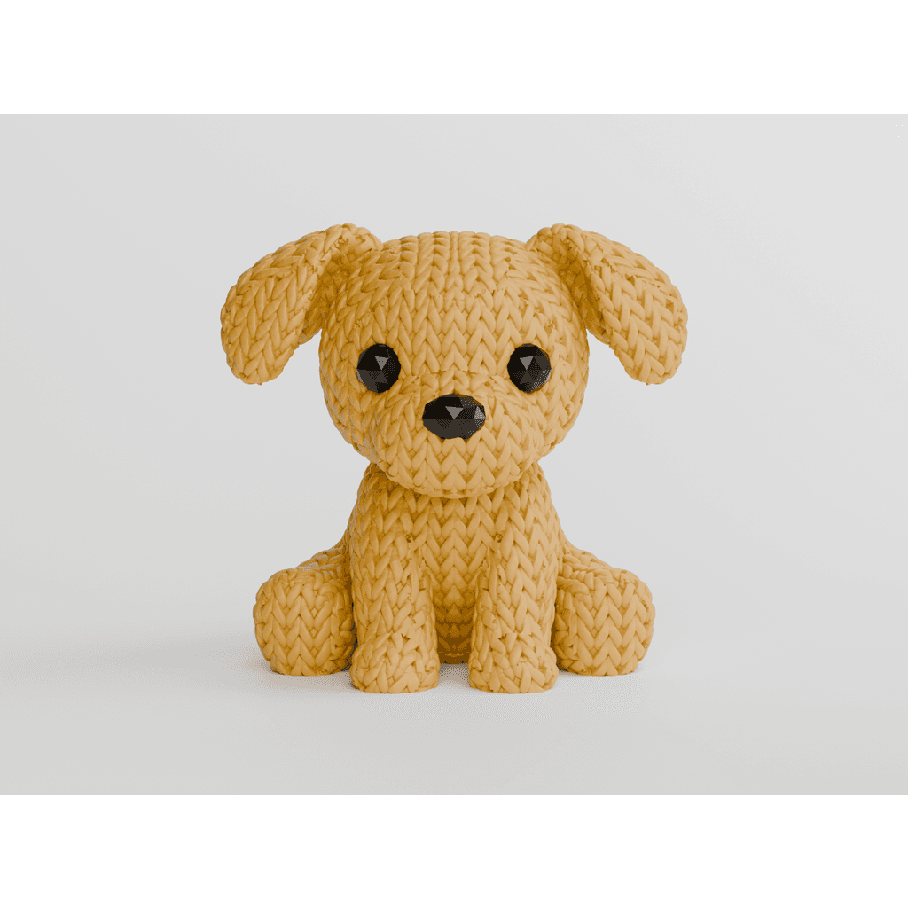 Вязаная собака