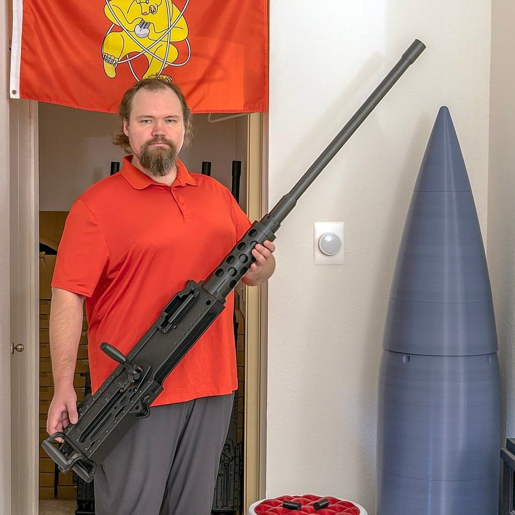 Пулемет M2 Browning калибра 0,50 (масштаб 1:1)