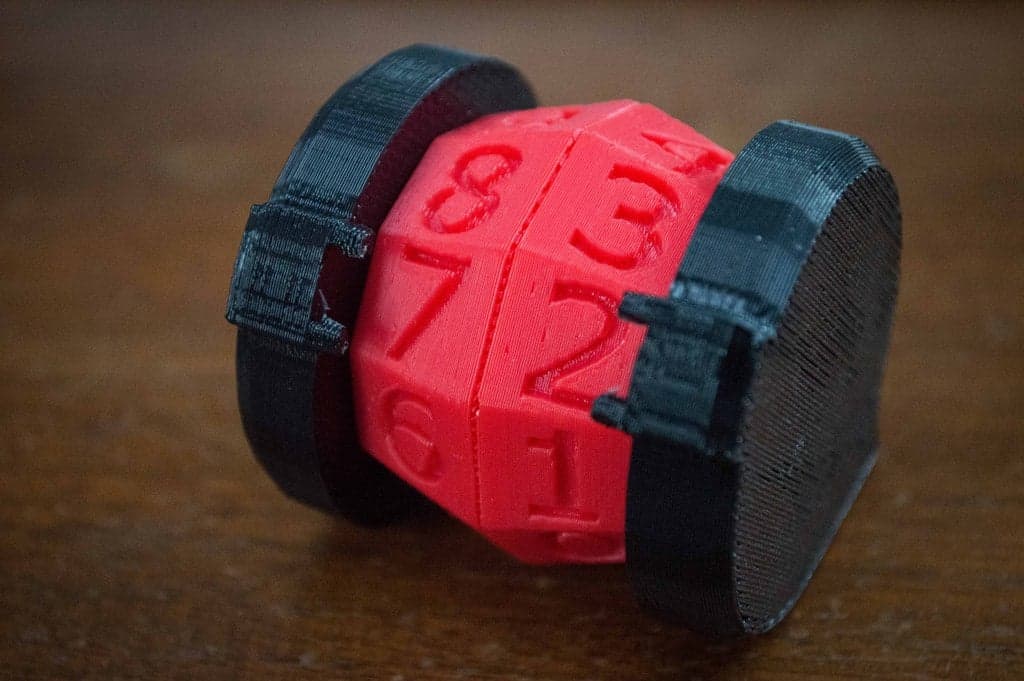 Вращающийся счетчик жизни с цифрами и индикатором