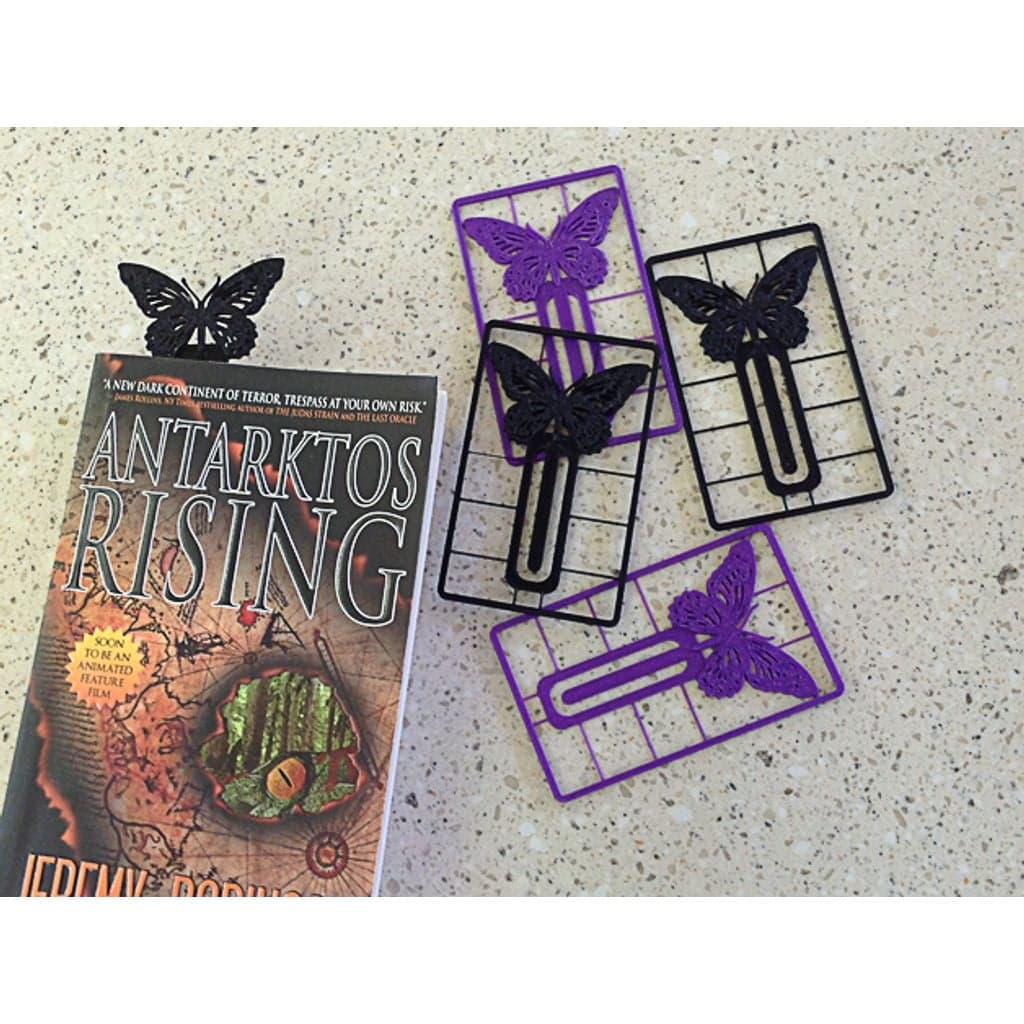 Визитная карточка закладки-бабочки