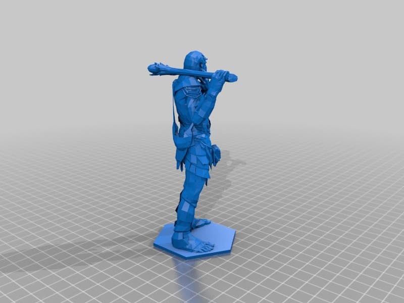 Модели загрузочного экрана Elder Scrolls V Skyrim в виде фигурок