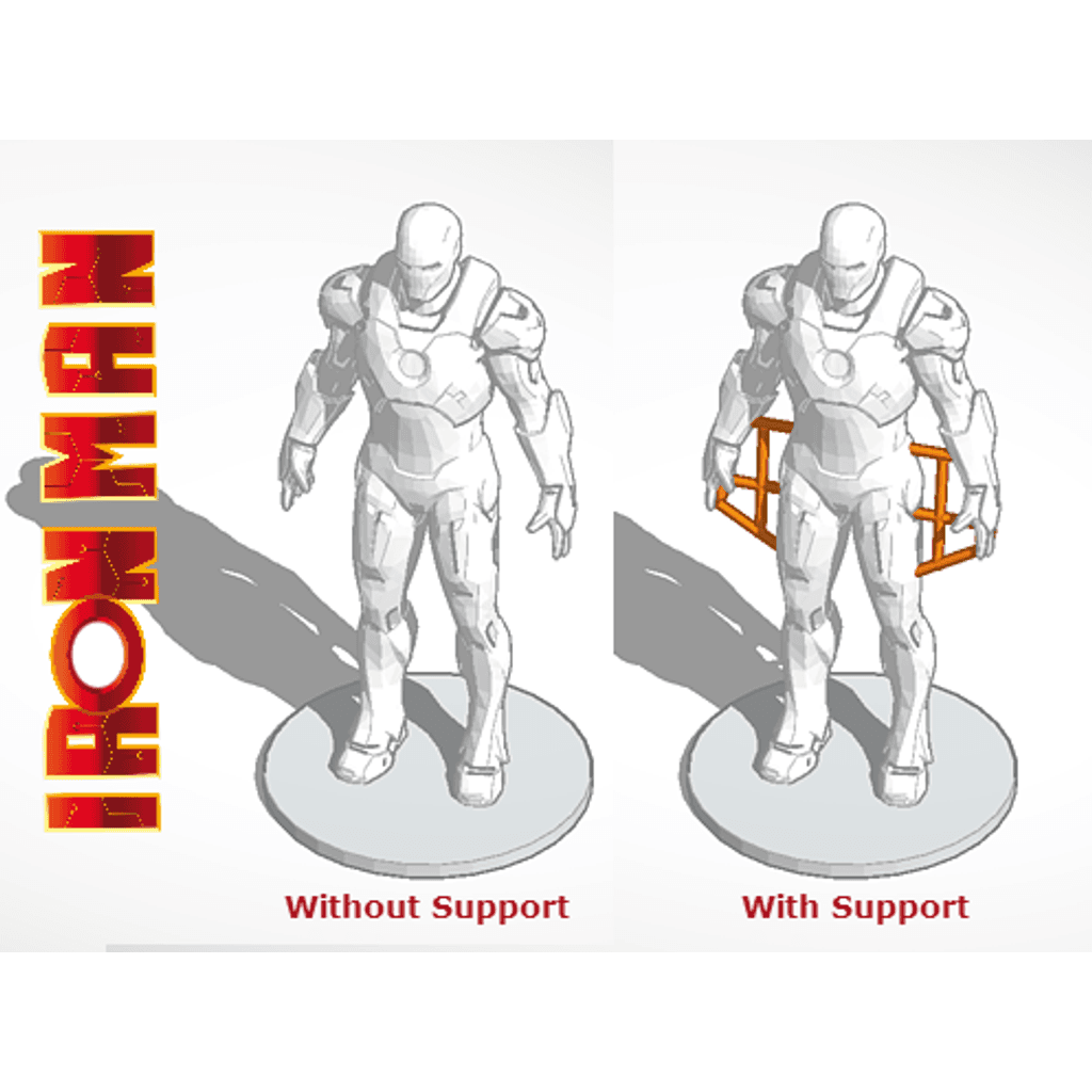 Статуя Железного Человека (с поддержкой)