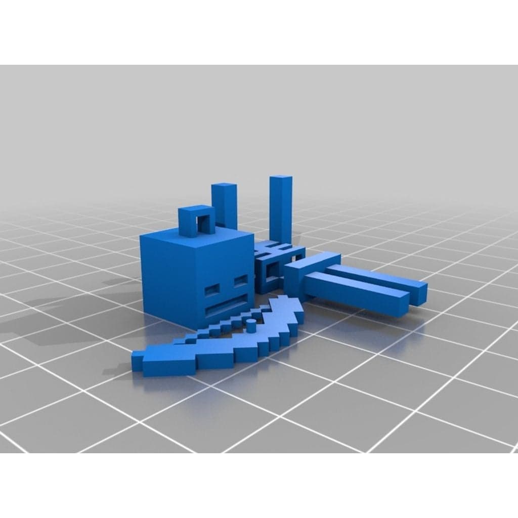 Ключница Minecraft Скелет